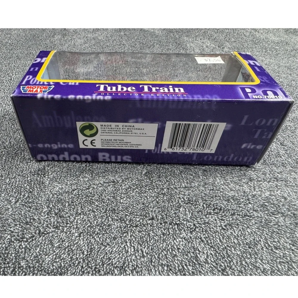 MotorMax Tube Train Collector Edition London‎ Underground Diecast Model 76010